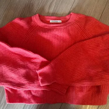 BEAUTY&YOUTH 유나이티드 애로우즈 코랄 핑크 스웨터