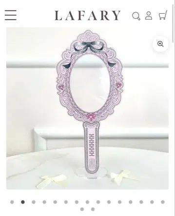 Lafary 클래시컬 팔레트 아크릴 카드 스탠드 핑크