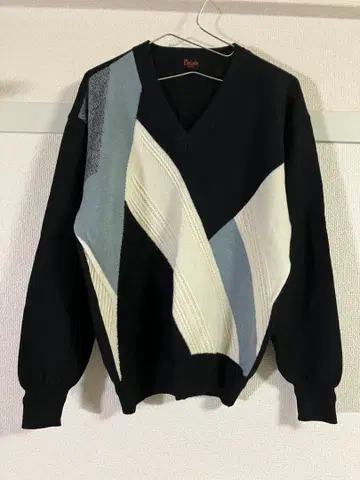 90s Pleiade 울 니트 스웨터 M 사이즈 일본제 울 100%