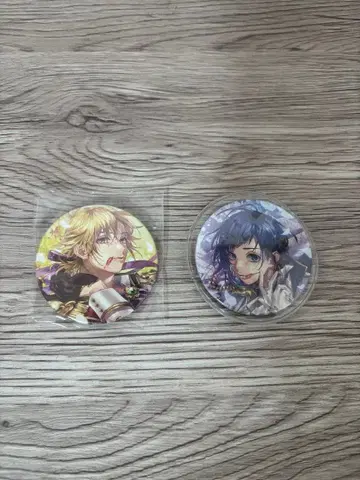 HoneyWorks LIP x LIP 소메야 유지로 시바사키 아이조 배지