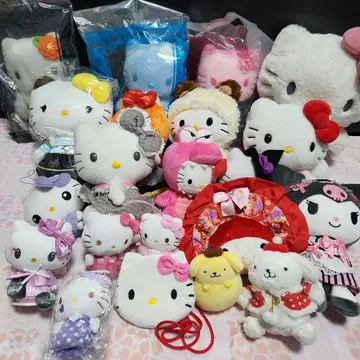 헬로키티 봉제 인형 모음