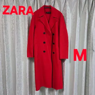 ZARA 빨간색 롱 코트 사이즈 M