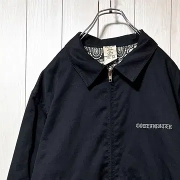 corefighter 코어파이터 워크 자켓 블랙 페이즐리