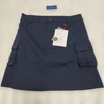 새상품 골프 카고 스커트 M 네이비 사이드 포켓 포함 키스온더그린