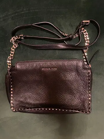 MICHAEL KORS 블랙 가죽 숄더백