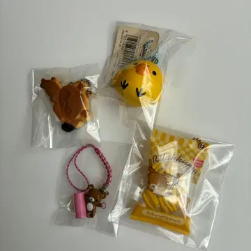 산엑스 리락쿠마 키링 당시 물품