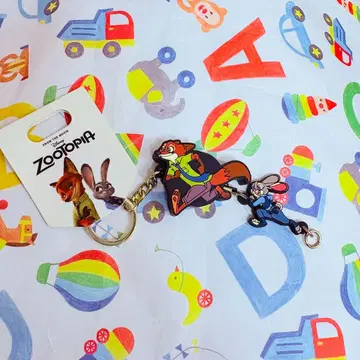 주토피아 낚시릴 달린 키체인 주디 닉