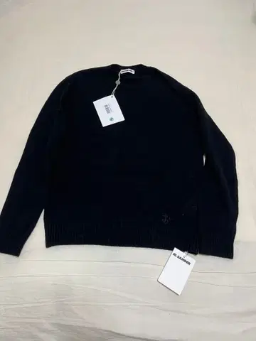 새상품 질 샌더 JIL SANDER+ 블랙 니트 스웨터 50