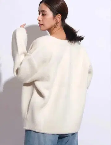 마이 스트라다 라쿤 가디건 아이보리