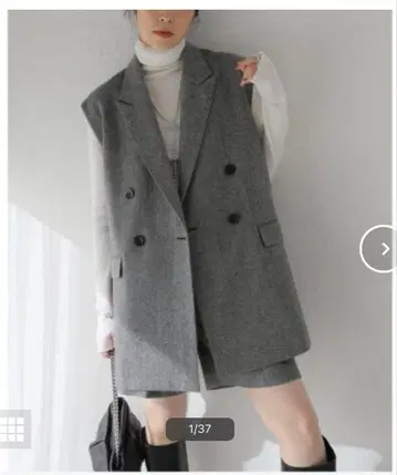 새상품급 JOURNAL STANDARD 울 믹스 오버 베스트