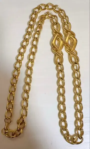 네이피어 빈티지 목걸이 골드 컬러 롱