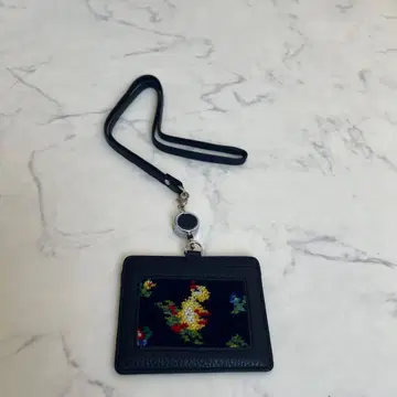 새상품 완판템 페이러 하이디 네임 케이스 패스 케이스 카드 홀더 네이비