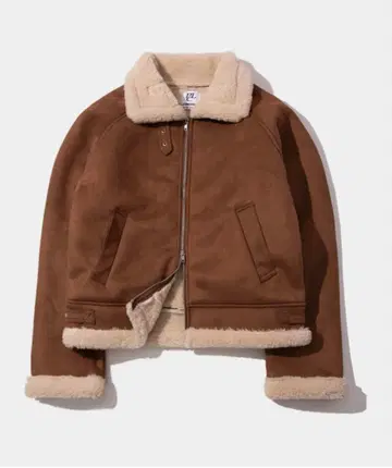 PLACE STUDIO 무스탕 자켓 브라운