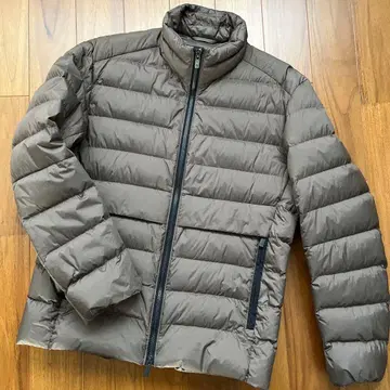 새상품급 유니클로+J 라이트 다운 자켓 브라운 M 콜라보