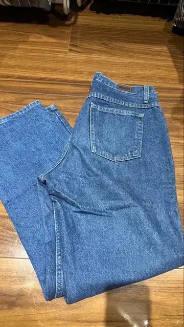 RIDER 다크 블루 스트레이트 청바지