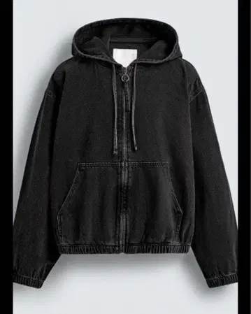 ZARA 워시드 후드 부착 자켓