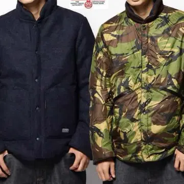 명작 SILAS x Snugpak x HARRISTWEED 리버서블