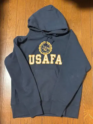 Champion USAFA 네이비 후드티 X-LARGE