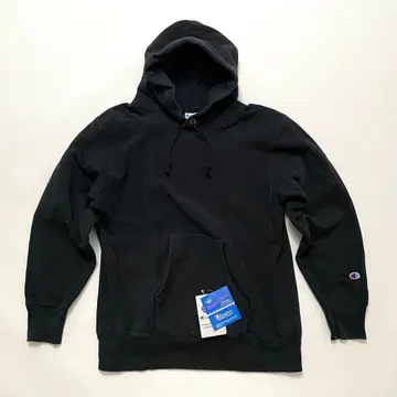챔피온 리버스 위브 파랑 택 XL 블랙 맨투맨 후드티 속기모