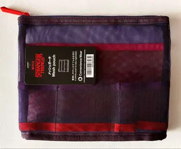 스트레인저 씽즈 메쉬 파우치 훼미리마트 콜라보