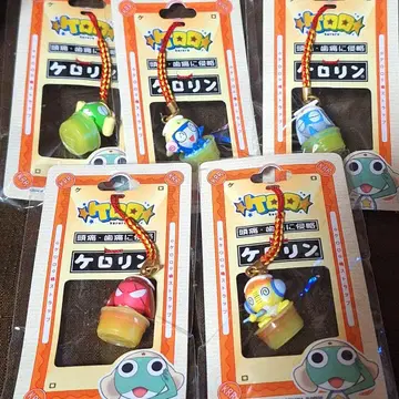 개구리 중사 케로로 케로린 스트랩 통 스트랩 5개 세트 Keroro