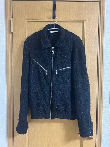 JieDa 24AW TWEED ZIP SHIRT 자켓