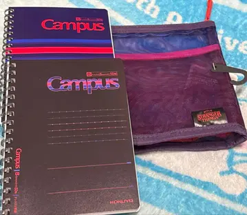 훼미리마트 기묘한 이야기 메쉬 파우치 campus 노트 3세트