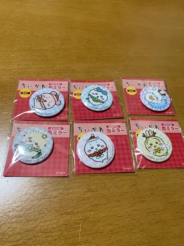 치이카와 캐릭터 캔 거울 6개 세트