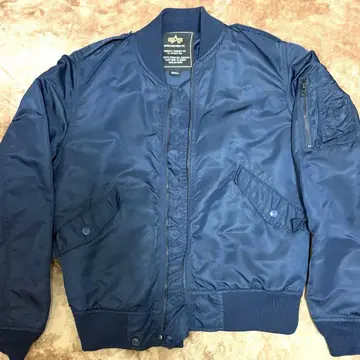 인기 ALPHA INDUSTRIES MA-1 플라이트 자켓 네이비 S