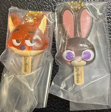 주토피아 아이스캔디 참 닉 주디 가챠 2점 새상품