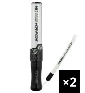 Snow Man Dome Tour 2025-2026 ON 응원봉 2개