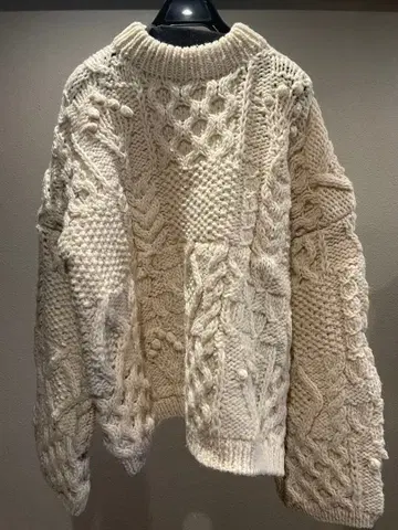 투데이풀 패턴 핸드 니트