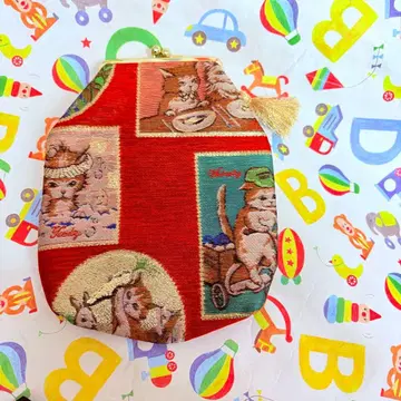 초레어 프랑슈리페 가마구치 파우치 자수 한정판 미사용 새상품