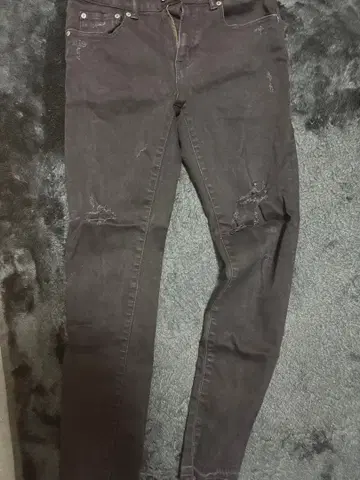 AZUL by MOUSSY 블랙 데님 팬츠 L 사이즈