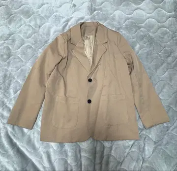 베이지 테일러드 자켓