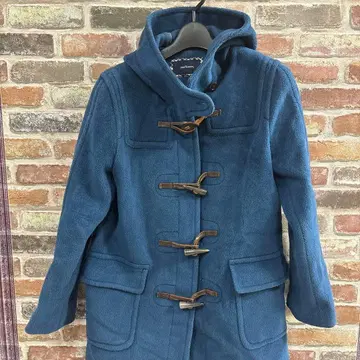 NEWYORKER 후드 부착 더플 코트 파랑 9AR