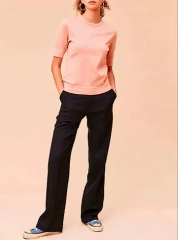 THE SHINZONE 센터 프레스 팬츠 블랙 32 새상품급