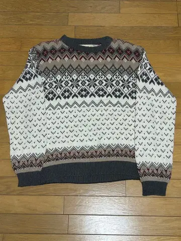 Eddie Bauer 페어아일 패턴 스웨터 니트