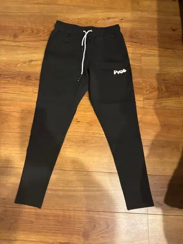 pvot 블랙 스웨트 팬츠 S