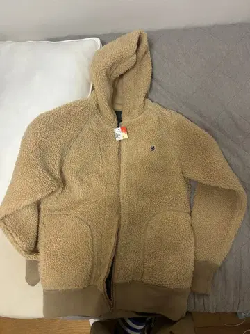 짐플렉스 베이지 후드 자켓