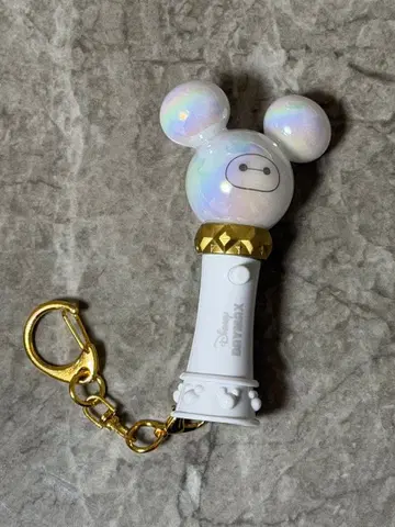 디즈니 스토어 베이맥스 시크릿 응원봉 키체인