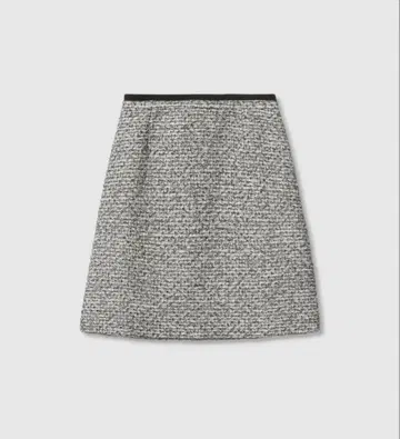 [택 포함 새상품] ANAYI 아나이 라메 팬시 트위드 미니 스커트