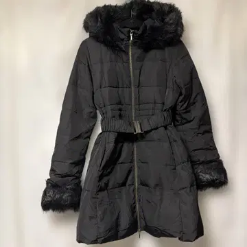 RESEXXY 리젝시 후드 부착 다운 코트 블랙 M 사이즈