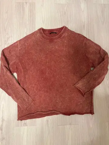 자라 맨투맨 트레이닝복 빨간색 레드