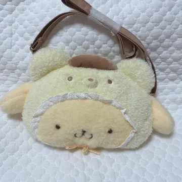 산리오 초귀염 폼폼푸딩 라떼곰 숄더백