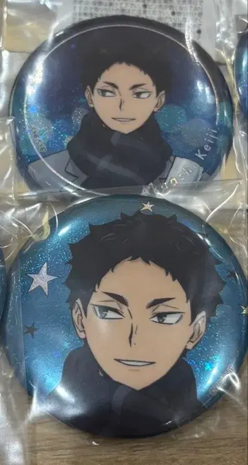 하이큐 코스모 월드 아카아시 케이지 캔뱃지