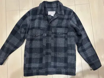 필슨 매키노 크루 자켓 블랙&그레이 체크