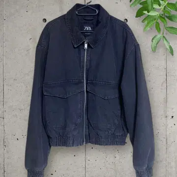 ZARA 쇼트 기장 데님 원단 자켓 충전솜