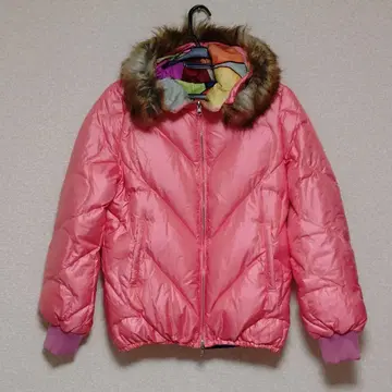 레어!! 미사용 새상품 택 포함!! 츠모리치사토 리버서블 다운 자켓