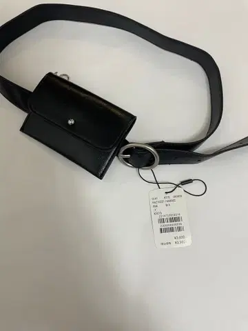 블랙 파우치 포함 벨트 Kastane 케이스 포함 벨트 블랙 카스타네